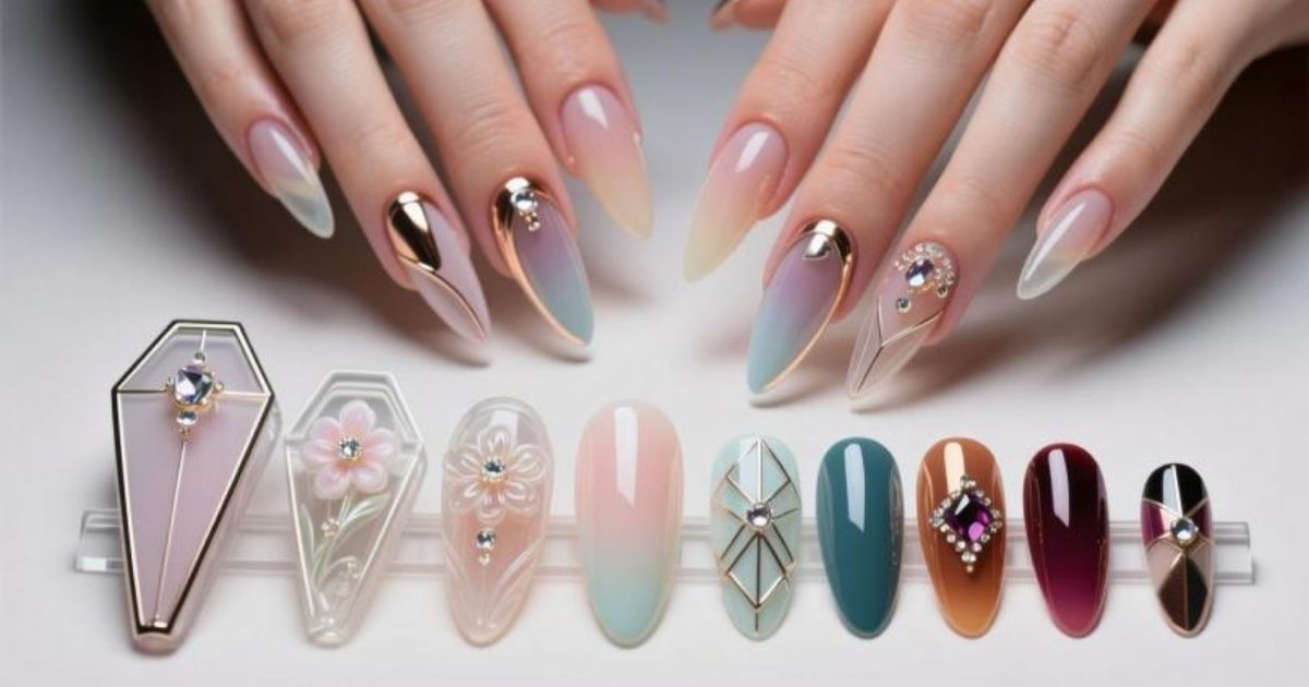 Nails Acrylic Coffin