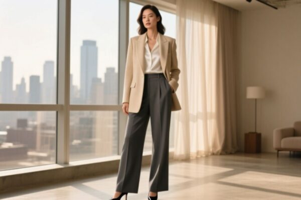 Beige Blazer Outfits