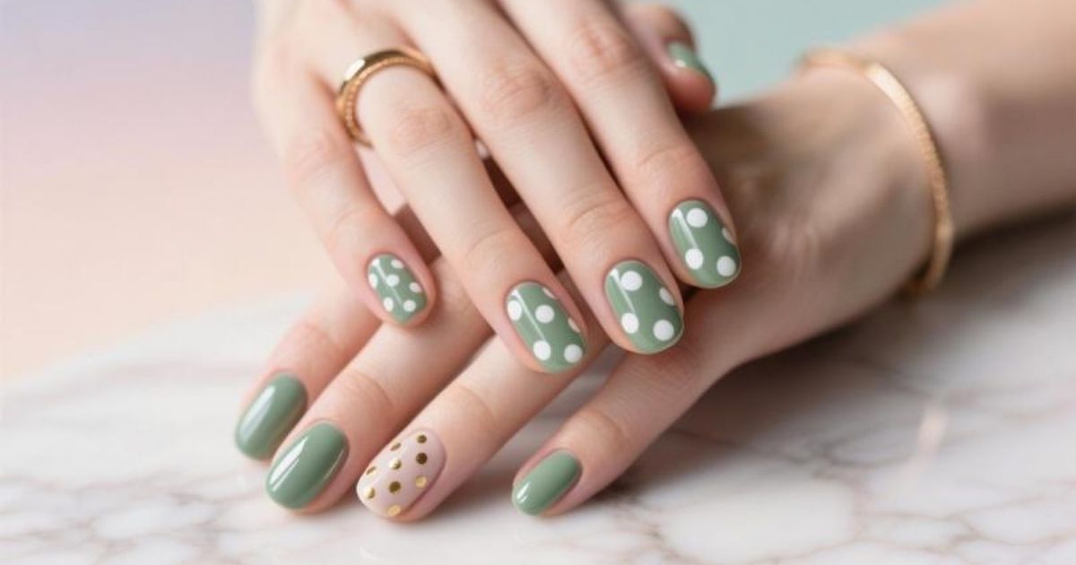 Polka Dot Nails