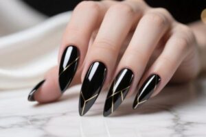 Black Chrome Nail