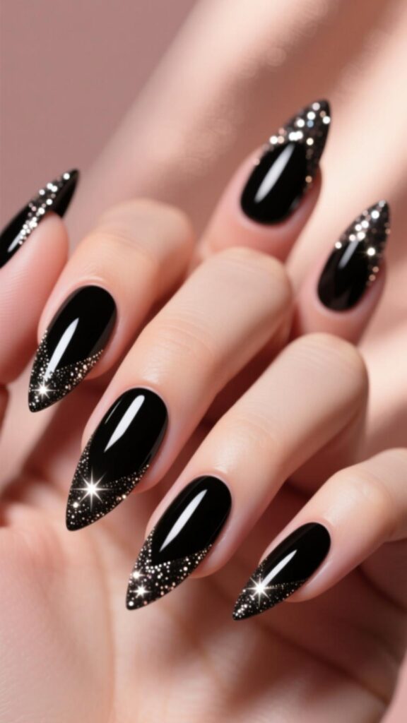 Bold Glitter Tips