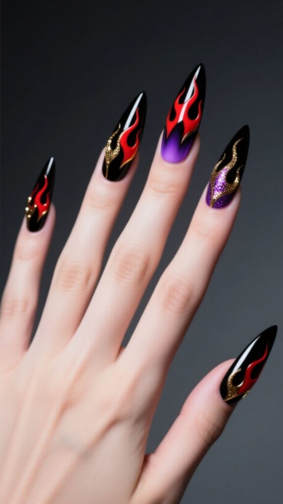 Edgy Flame Design