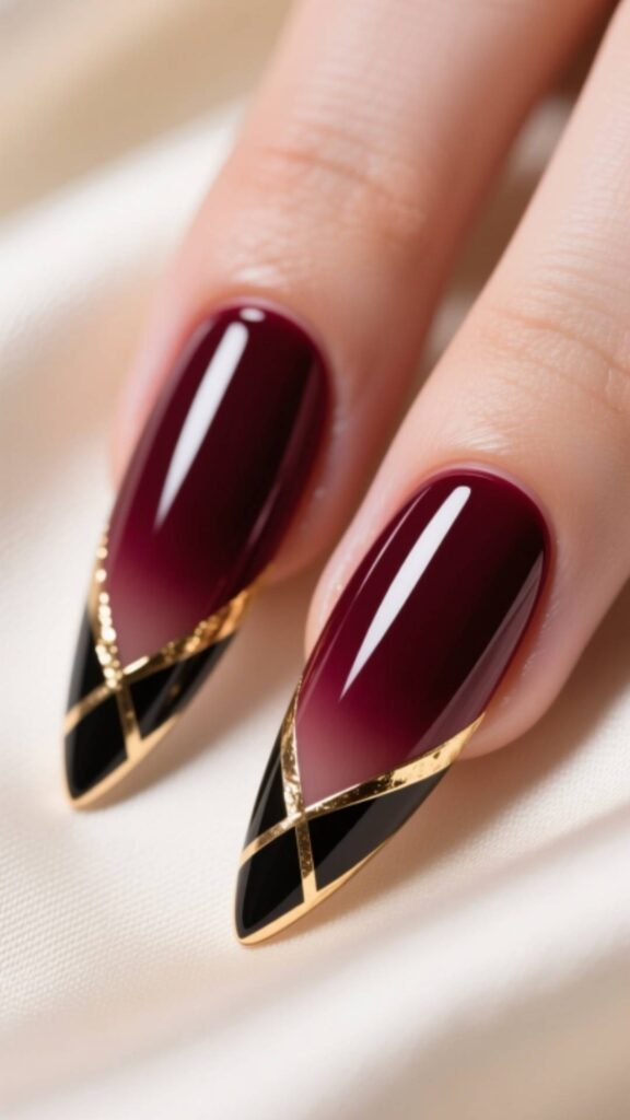 Stiletto Burgundy Drama