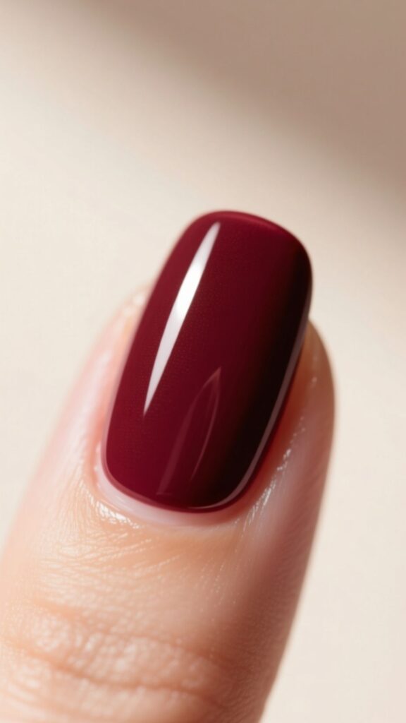 Deep Matte Burgundy