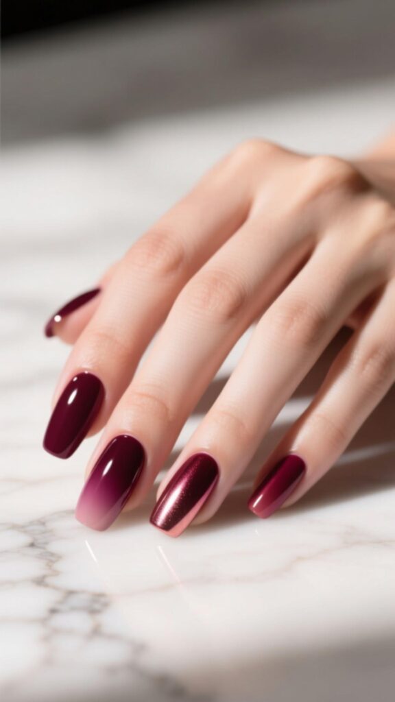 Burgundy Ombre Magic