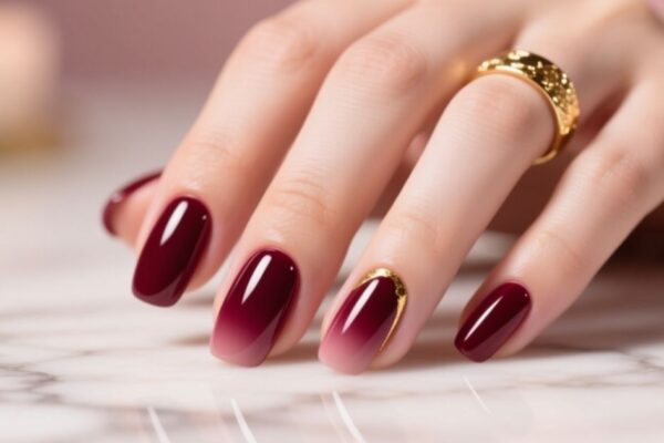 Burgundy Nail