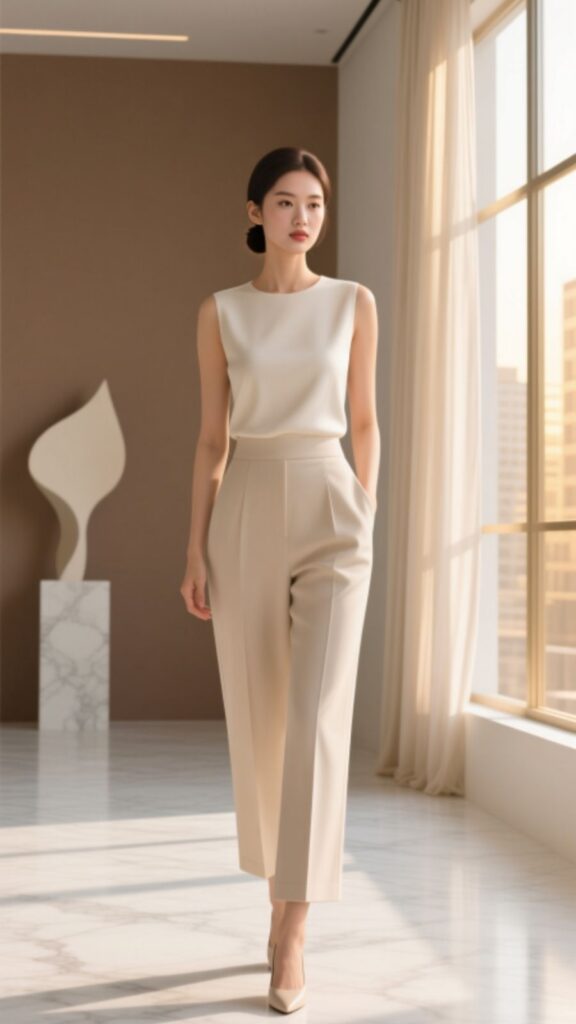Culottes with Fitted Top