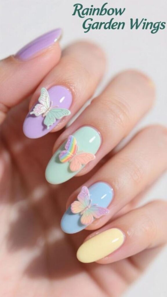 Rainbow Garden Wings