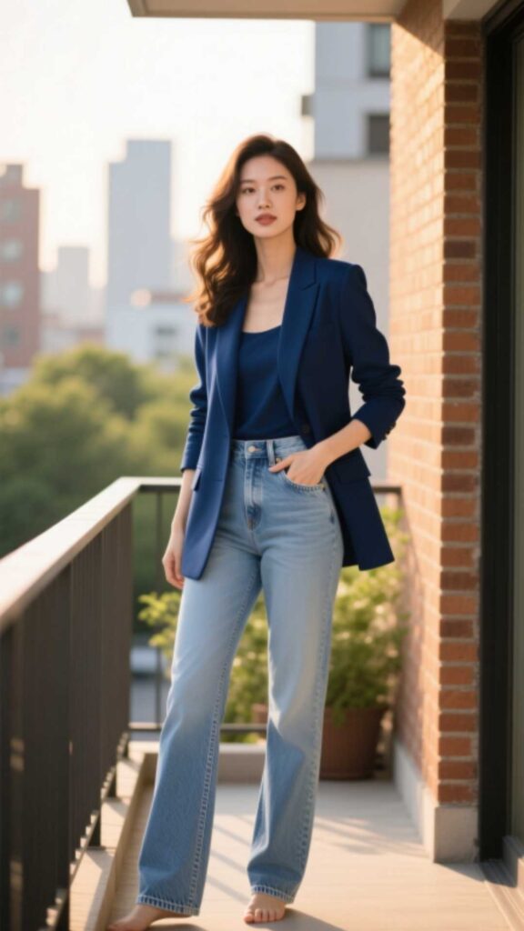 Casual Blazer with Jeans