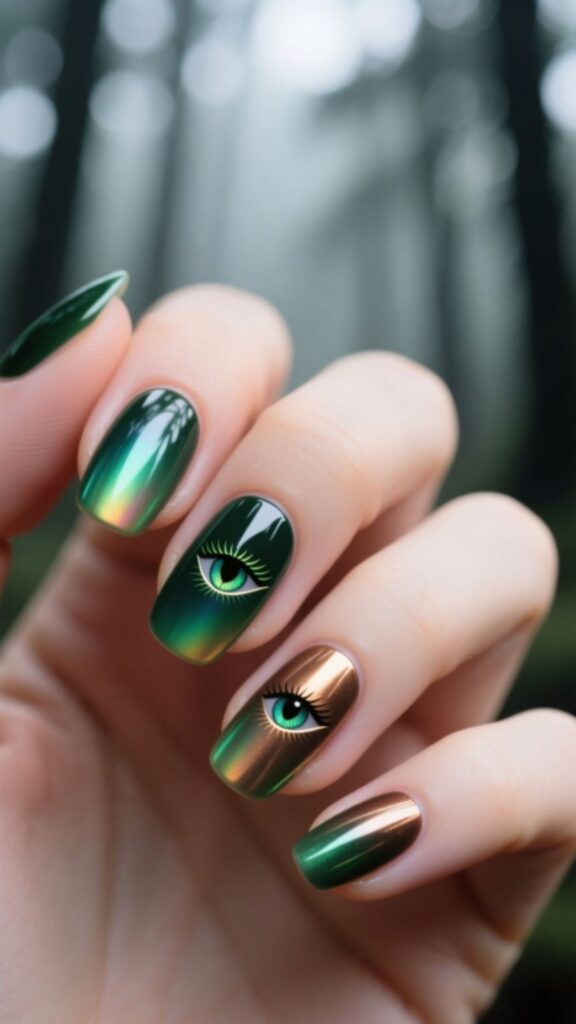 Deep Forest Cat Eye Glow