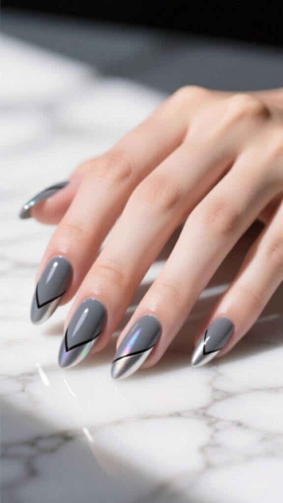 Moody Grey Cat Eye Shine