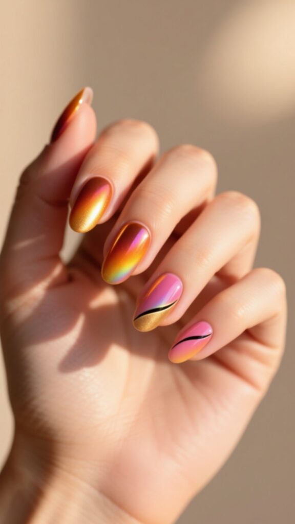 Sunset Glow Cat Eye