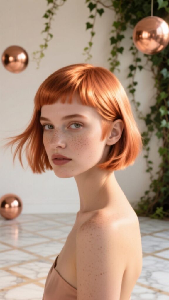Radiant Copper Pixie Vibes