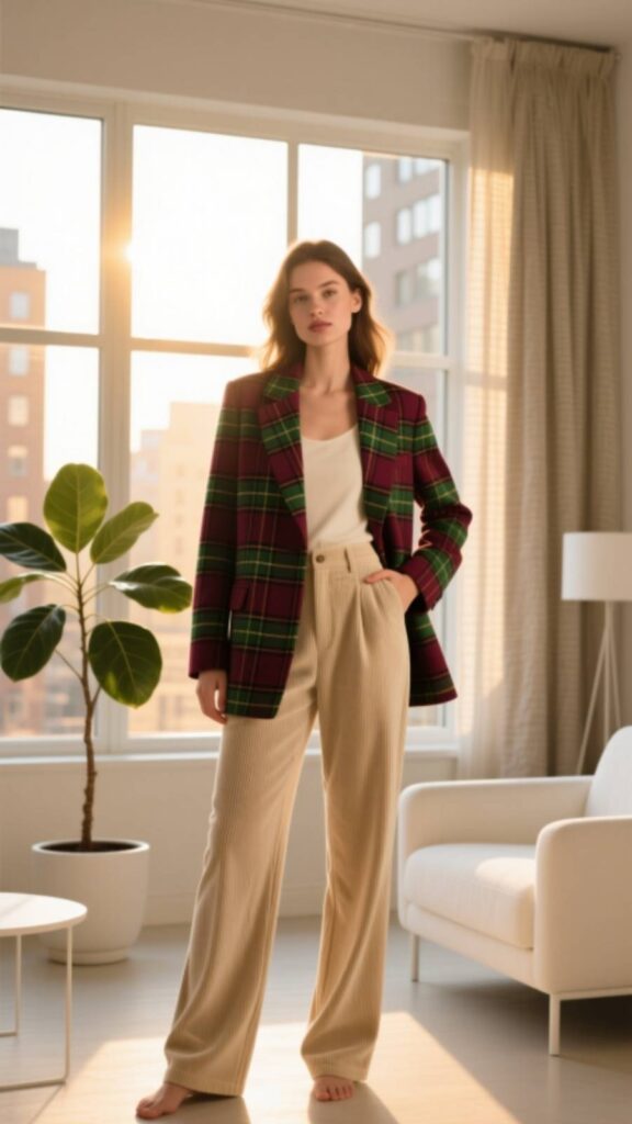  Plaid Blazer