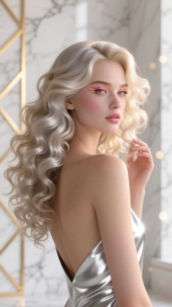 Silver Blonde Elegance