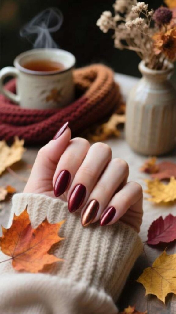 Garnet Metallic Almond