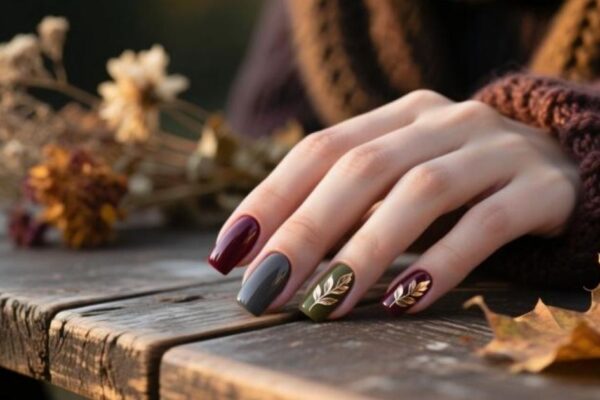 Dark Fall Nails