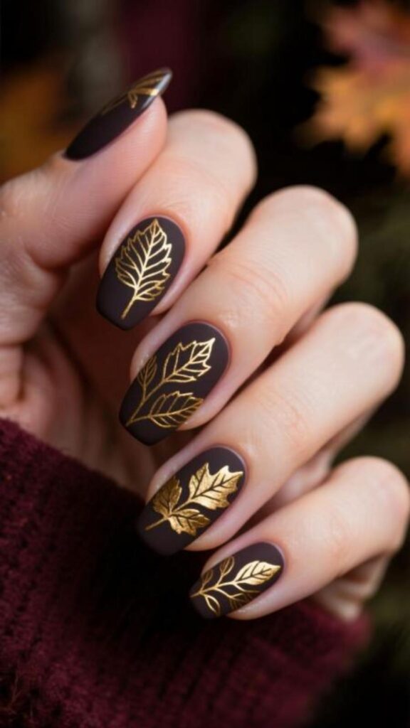 Leafy Gold Stamping