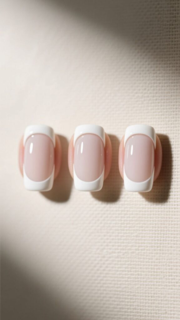Two-Tone Square Round Nails