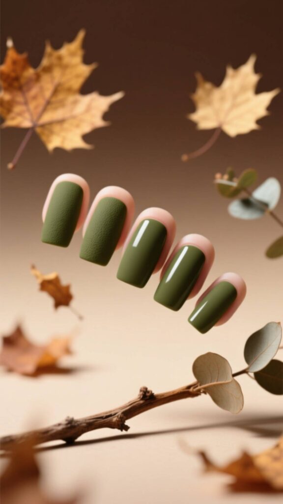  Olive Green with Matte Finish