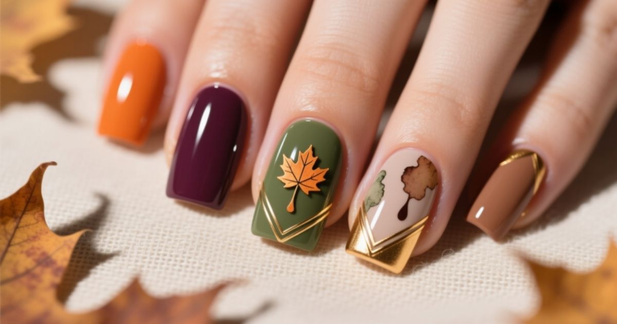 Fall Nails Square