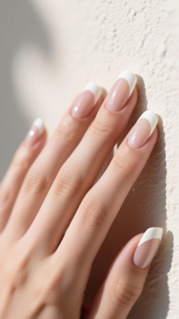 Modern Minimalist French Nails
