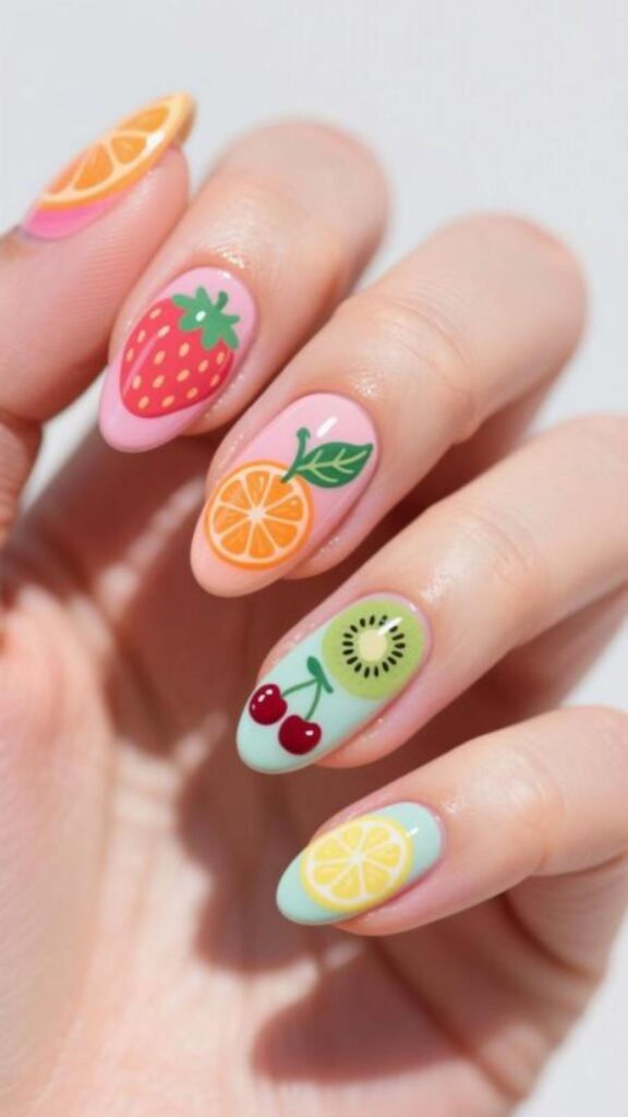 Tangerine Leaf Accent