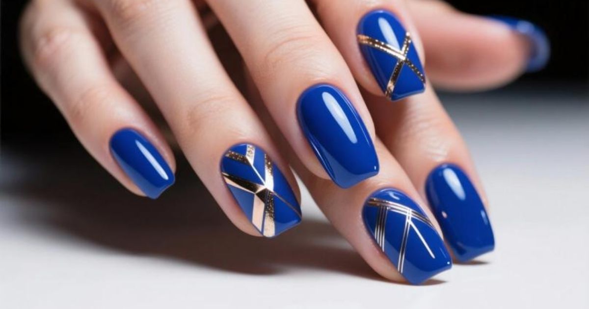 Royal Blue Nails