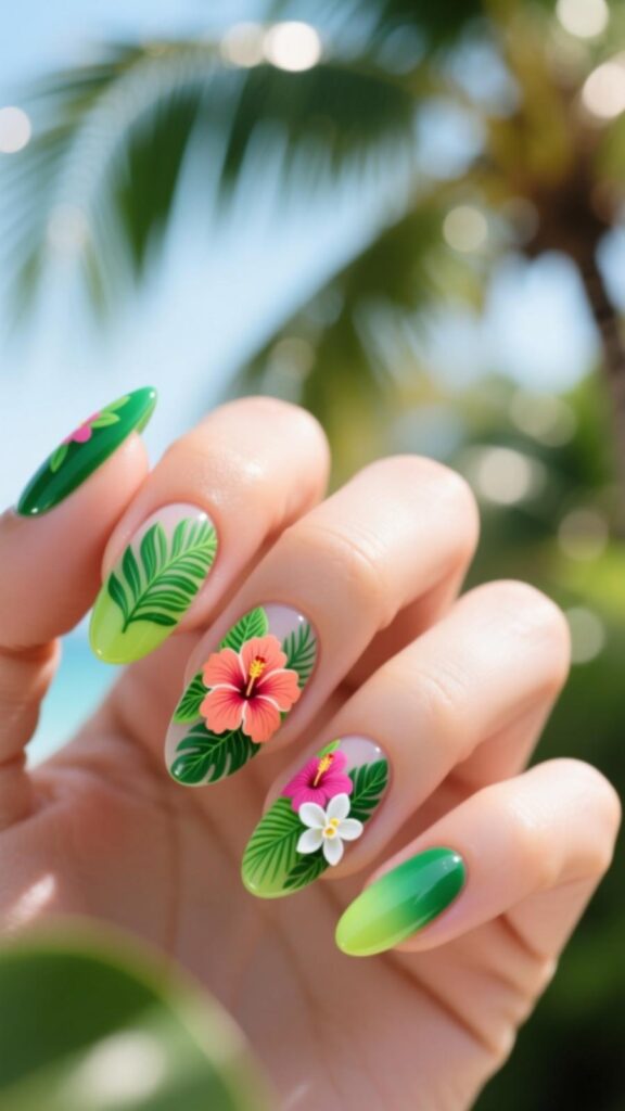 Tropical Flower Tips