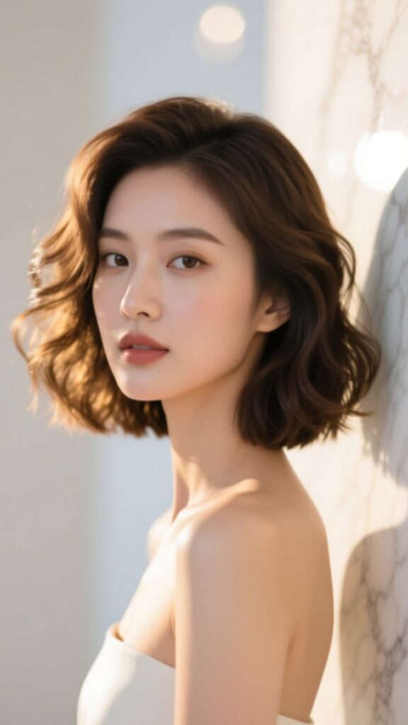 Chic Wavy Bob Style
