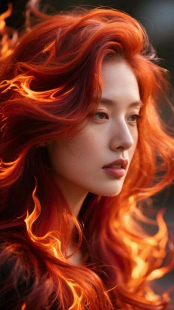 Fiery Copper Red