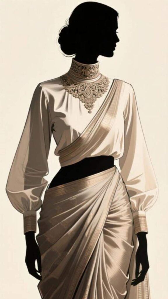 Elegant High-Neck Blouses