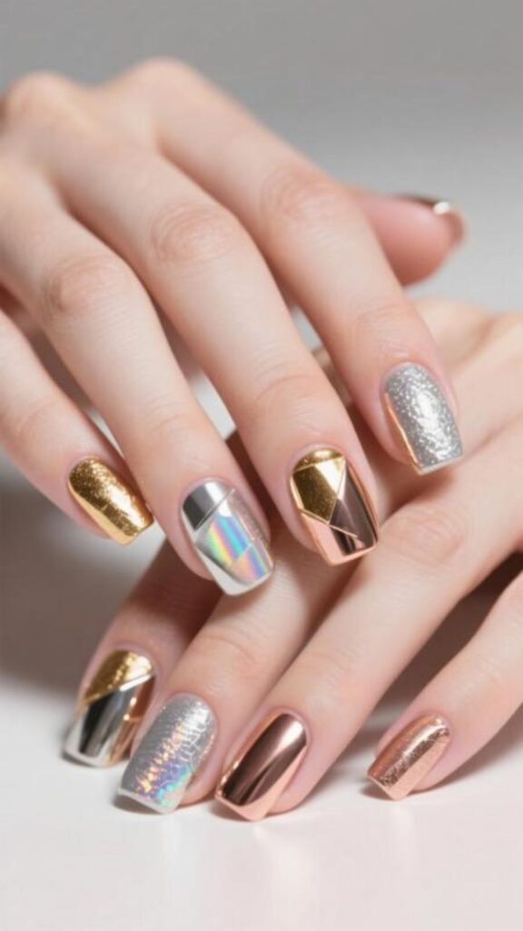 Textured Metallic Art