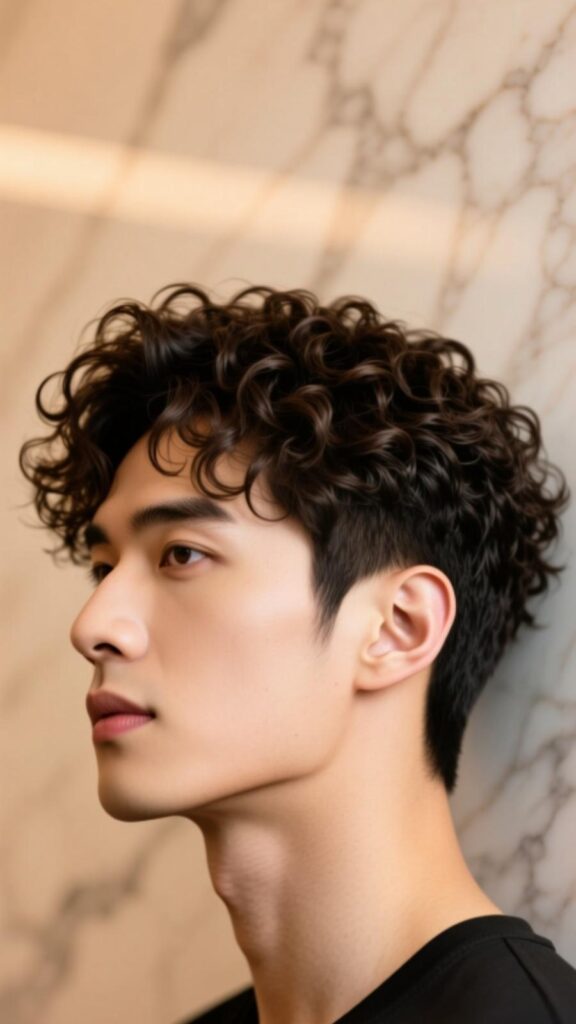 Curly Shag Cut
