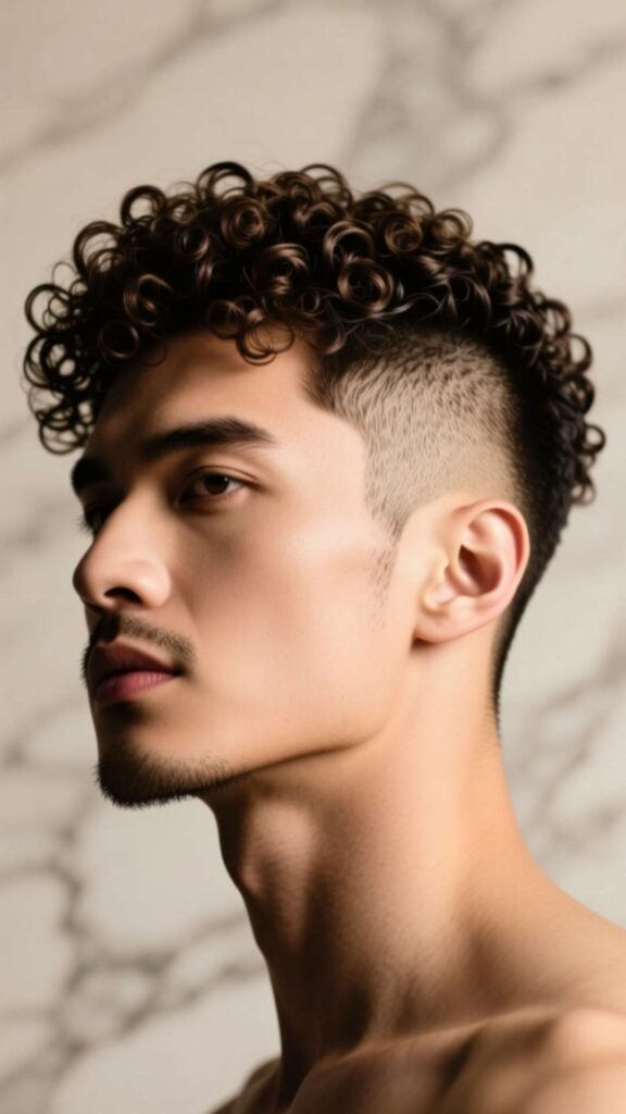 Curly Undercut