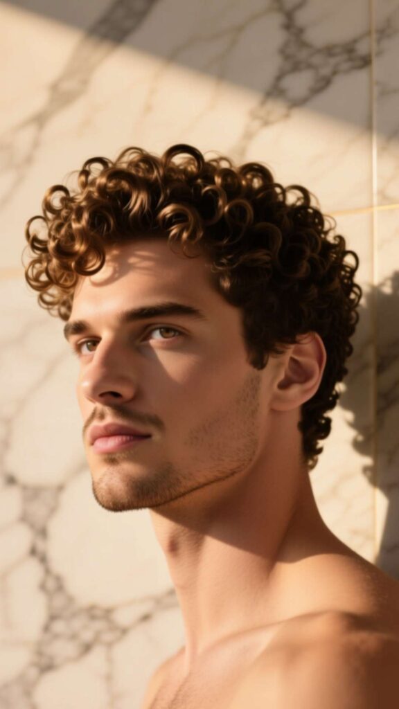  Curly Pompadour