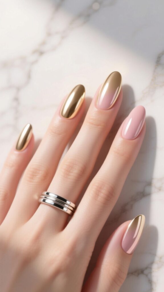 Elegant Oval Nails