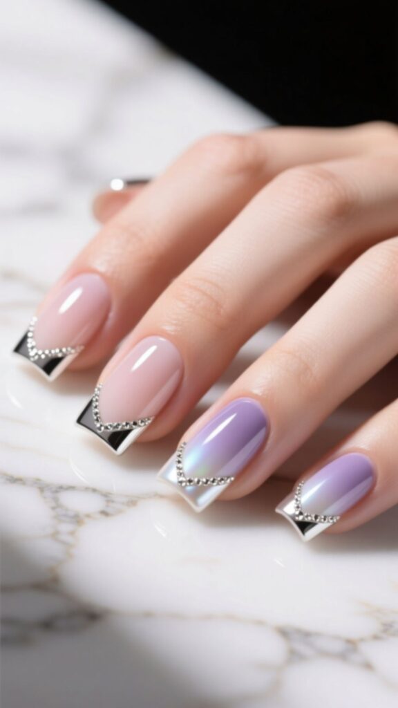 Chic Square Nails