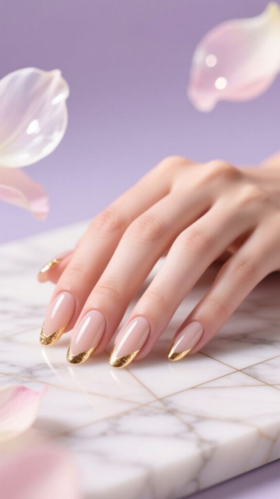 Flattering Lipstick Nails