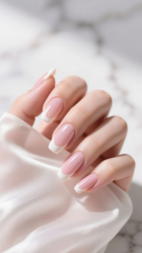 Minimalist Short Square Nails