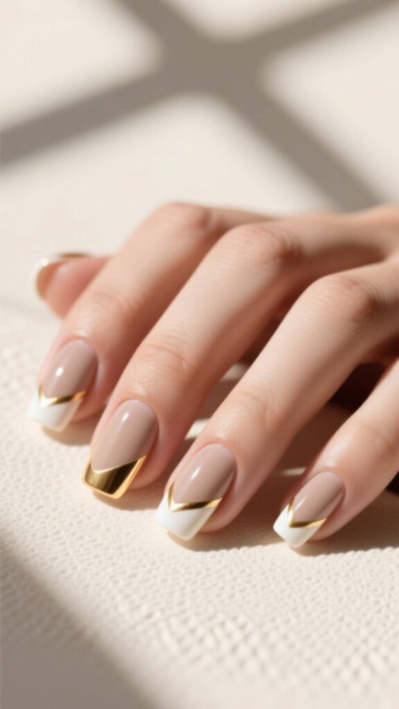 Short Polished Nails