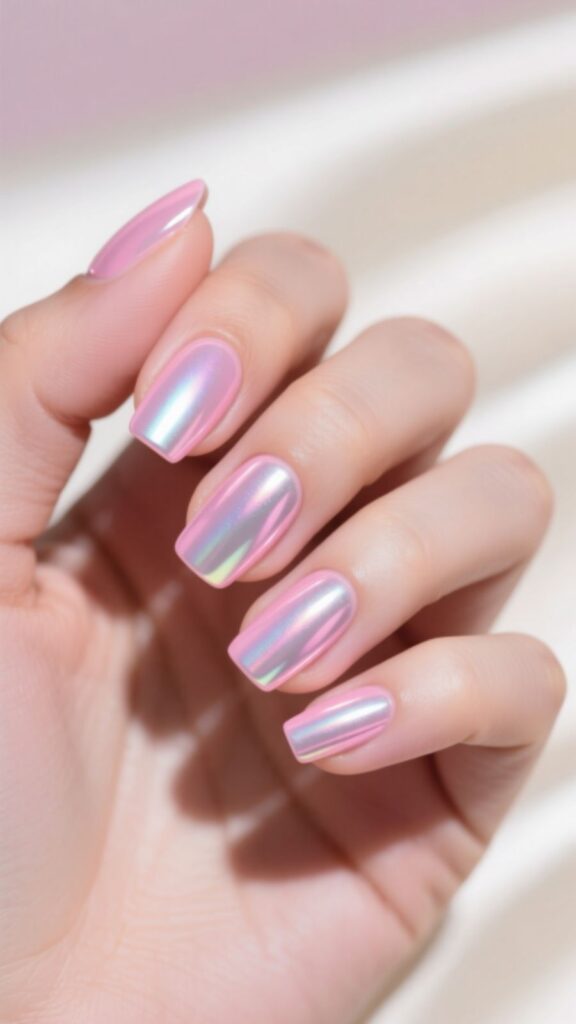 Shimmering Chrome Effect