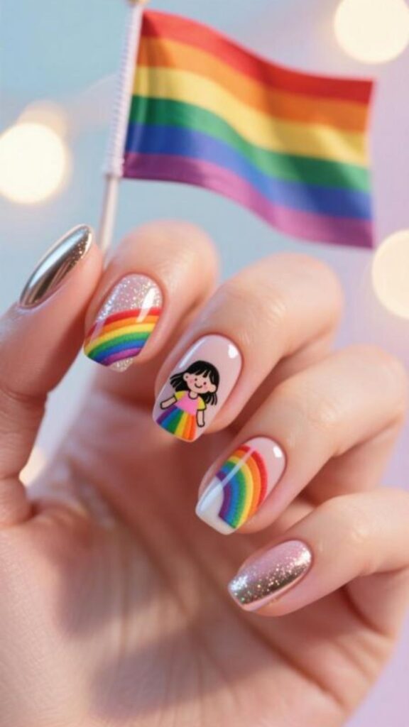 Pride Flag Waves
