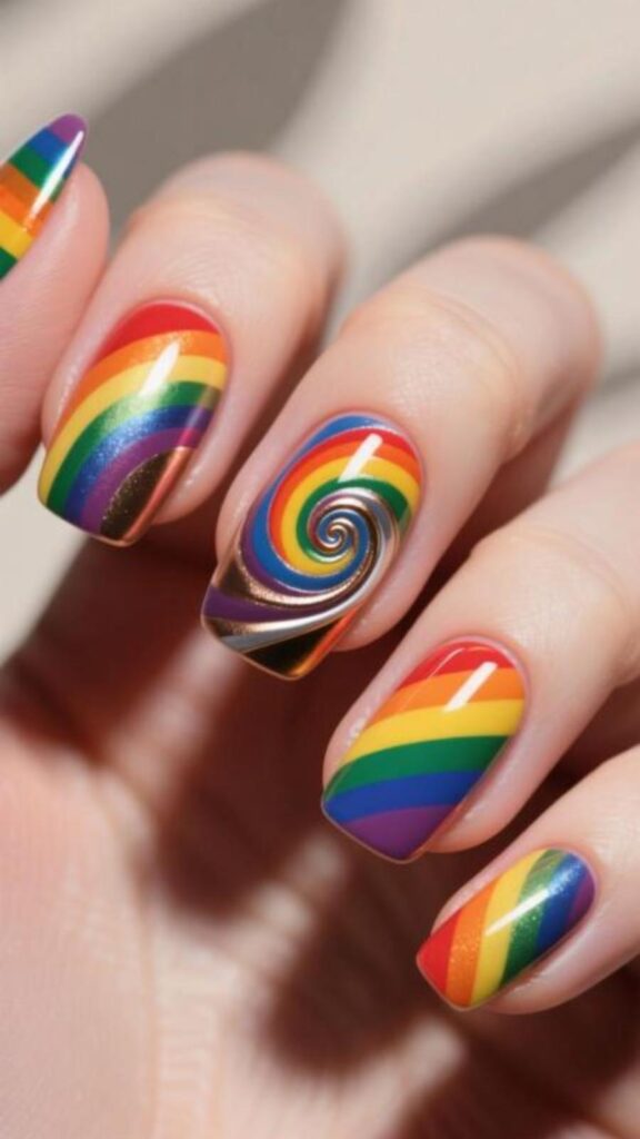 Flag-Inspired Swirls