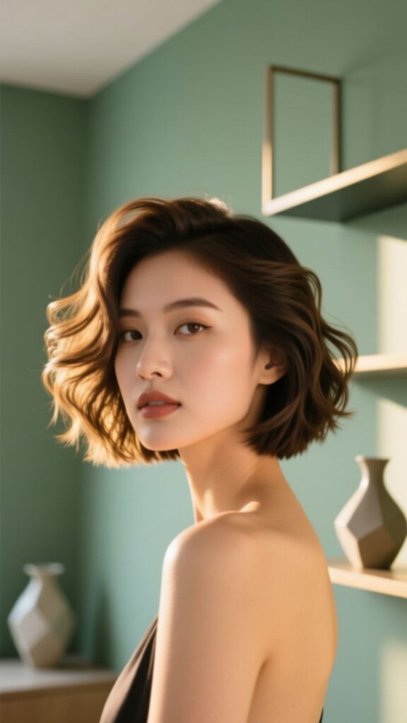 Elegant Waves of Confidence