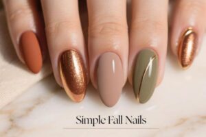 Simple Fall Nails