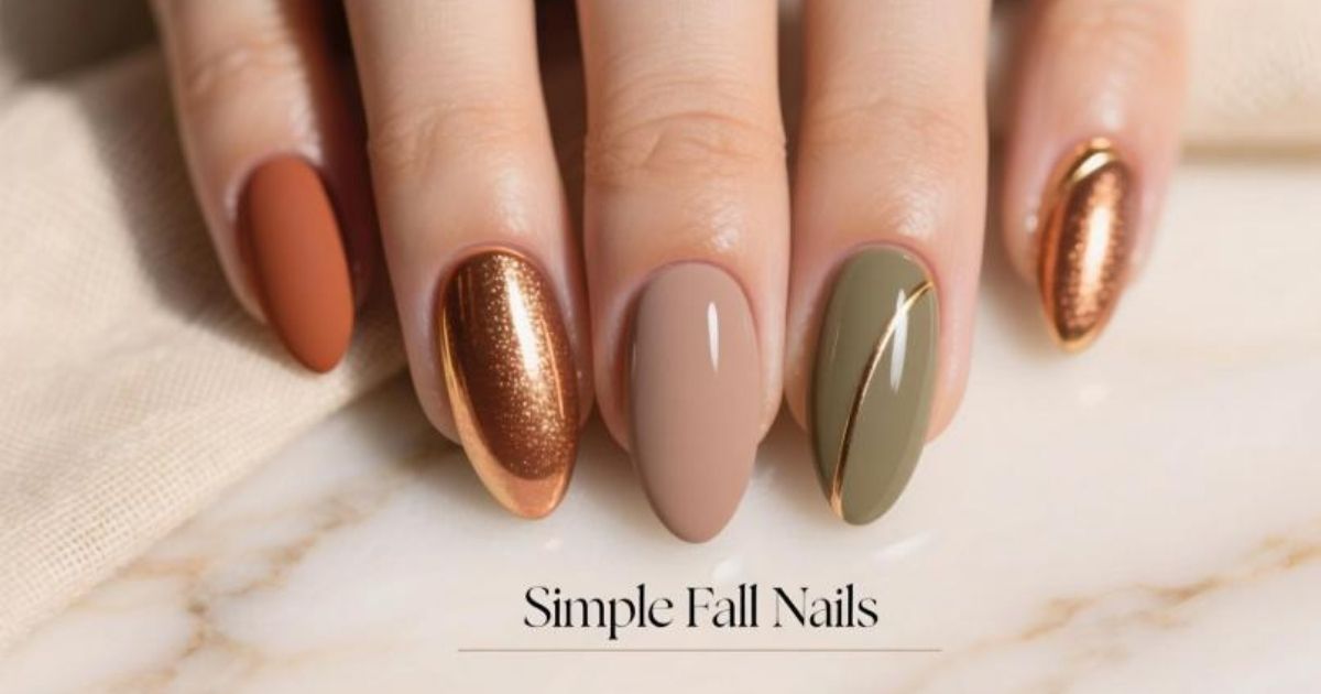Simple Fall Nails