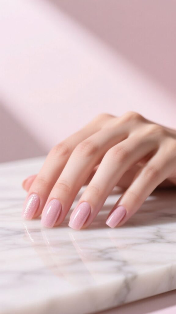 Soft Pink Simplicity