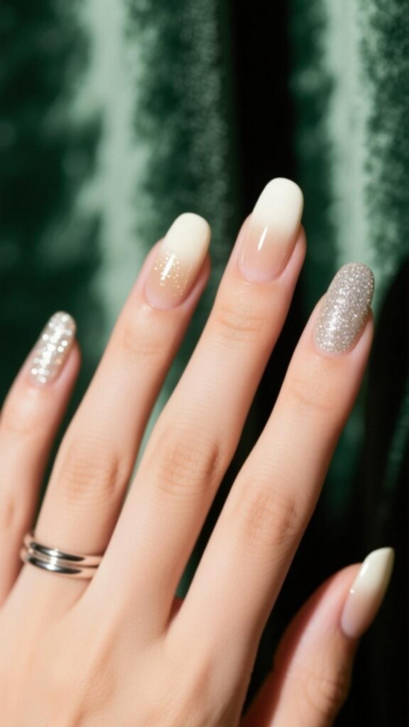 Neutral Glitter Ombre