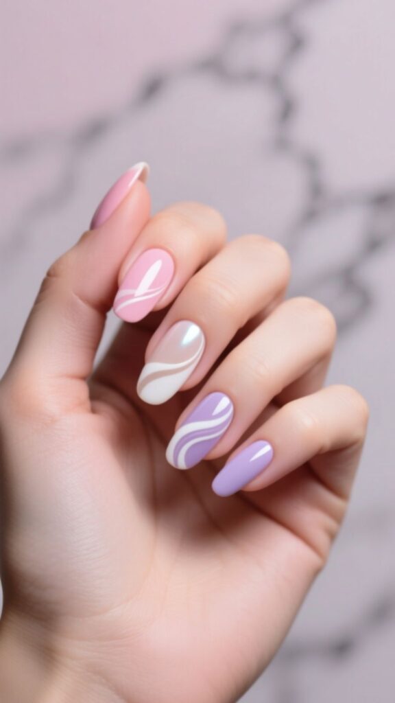 Modern French Swirls